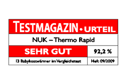 [Translate to portugese:] Germany 2009: Very Good – NUK Baby Food Warmer  Thermo Rapid