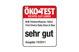 [Translate to portugese:] Germany 2011: Very Good – NUK First Choice Learner Bottle Baby Rose & Blue