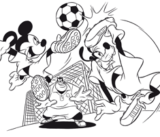 [Translate to portugese:] Walt Disney colouring page