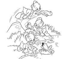 [Translate to portugese:] Disney colouring page