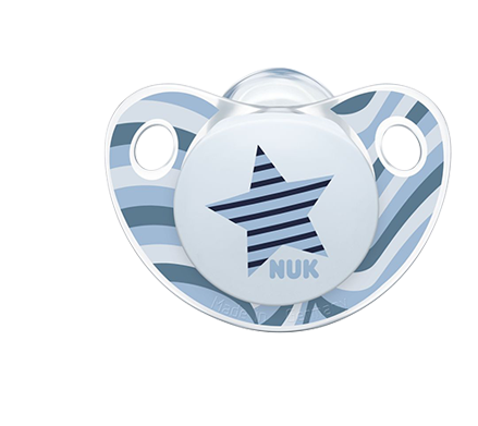 [Translate to portugese:] NUK Trendline pacifier with flat button