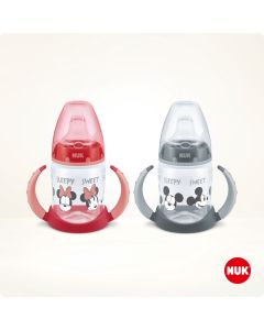 Biberão de Aprendizagem Disney Mickey Mouse NUK First Choice,150ml, com Controlo de Temperatura