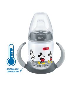 Biberão de Aprendizagem Disney Mickey Mouse NUK First Choice,150ml, com Controlo de Temperatura