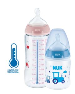 First Choice+ Controlo de temperatura, 150 e 300 ml, Silicone