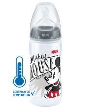 Biberão NUK Disney Mickey Mouse First Choice+ com Controlo de Temperatura